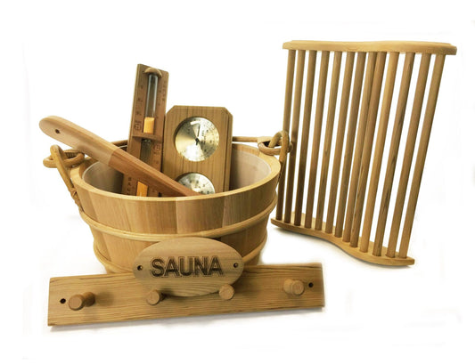 Sauna Accessories Set #6, Cedar Bucket & Dipper | Heritage Sauna®