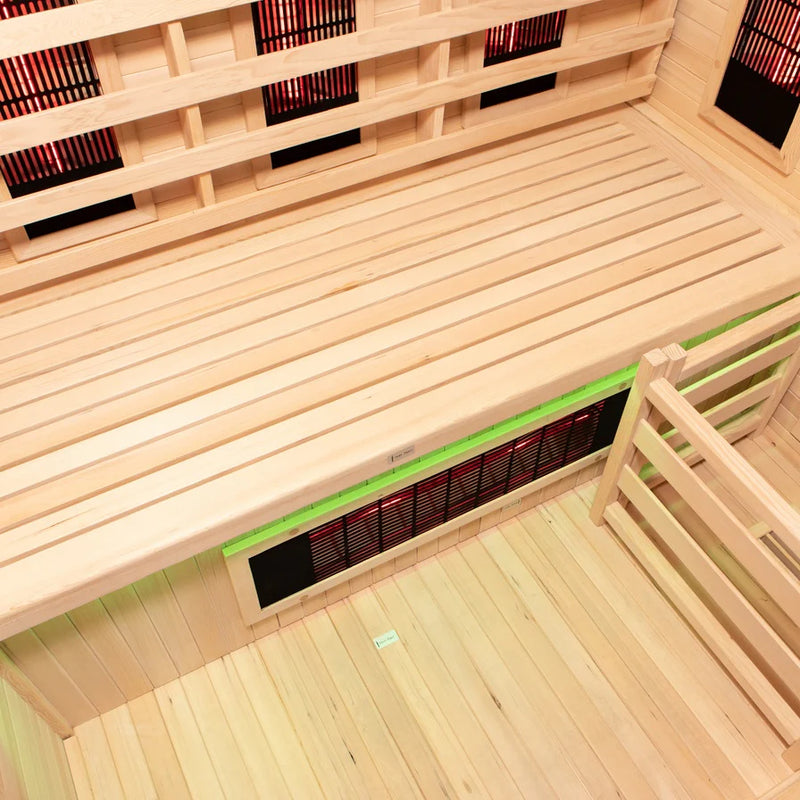 Load image into Gallery viewer, Lux IR Noir Hybrid 2 Person Indoor Sauna