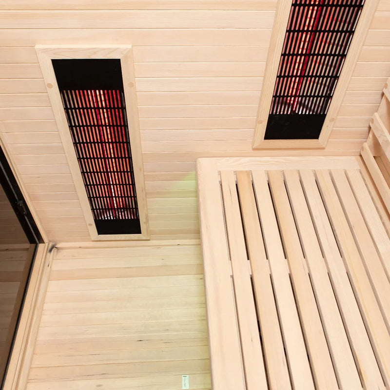 Load image into Gallery viewer, Lux IR Noir Hybrid 2 Person Indoor Sauna