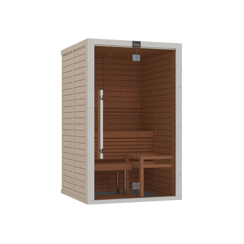 Load image into Gallery viewer, Lux Glass 2 Person Indoor Sauna