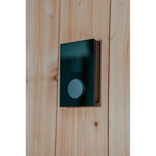 HUUM UKU control panel frame angled view showing slim profile