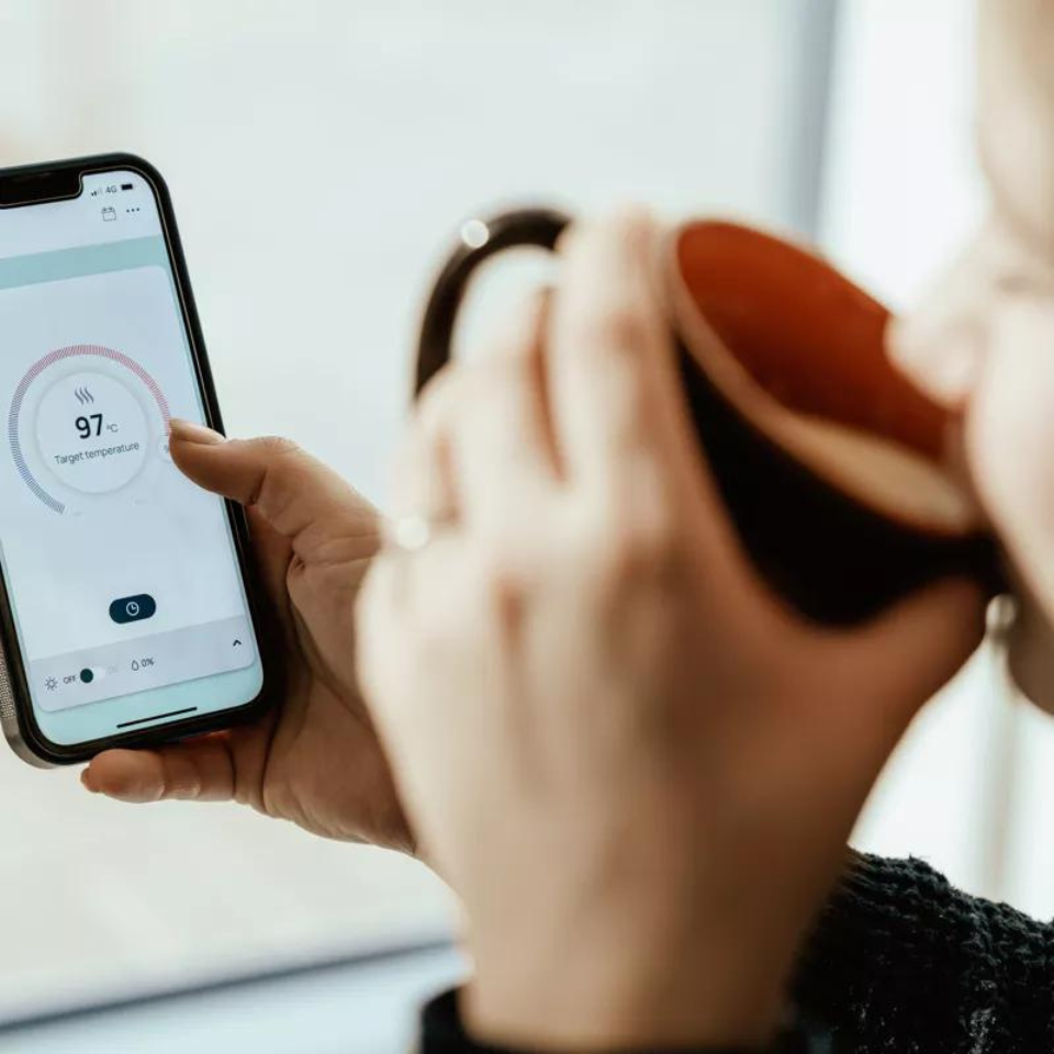 HUUM UKU WiFi sauna controller with smartphone app for remote control
