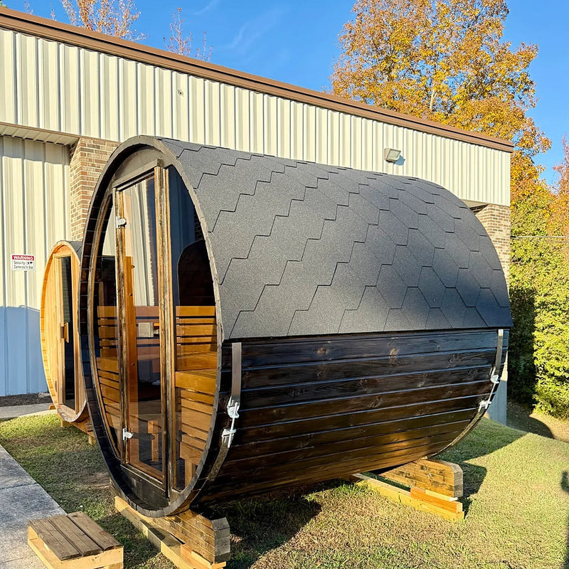Load image into Gallery viewer, Lux Vulcano 6-Person Barrel Sauna | Heritage™