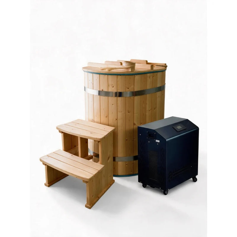 Load image into Gallery viewer, Heritage Sauna cold tub and chiller kit for cold plunge therapy