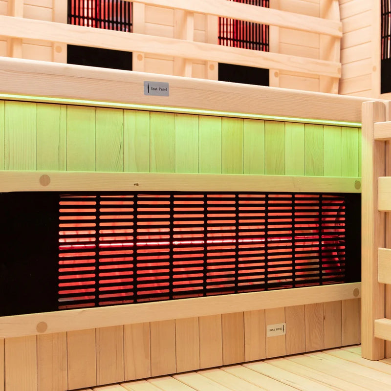 Load image into Gallery viewer, Lux IR Noir Hybrid 2 Person Indoor Sauna