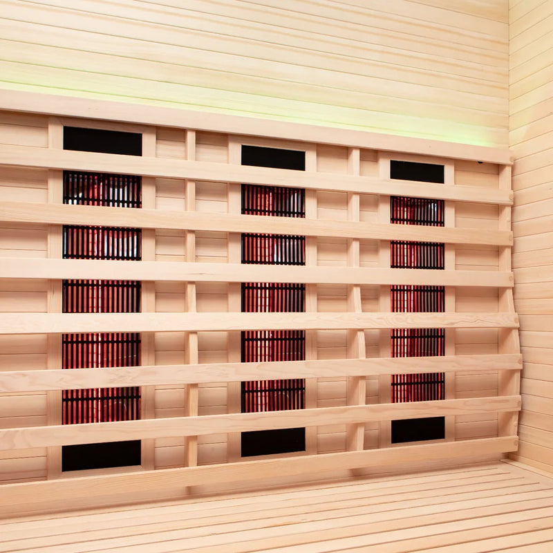 Load image into Gallery viewer, Lux IR Noir Hybrid 2 Person Indoor Sauna