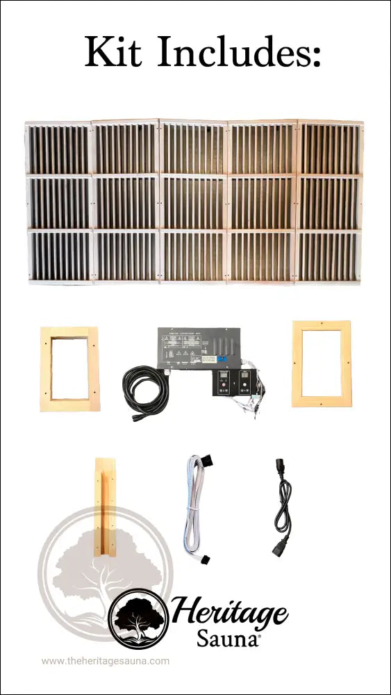 5 Infrared Panel & Control Package | Heritage Sauna® – Heritage™ Sauna