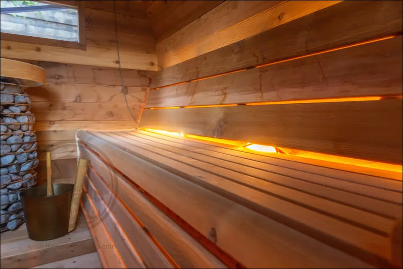 Load image into Gallery viewer, Heritage™ 6 People 7’ X 8’ Flat Barrel Sauna Outdoor