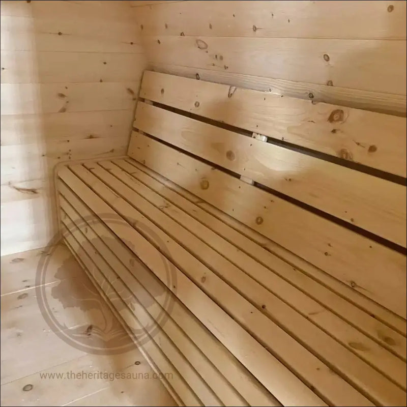 Load image into Gallery viewer, Heritage™ 6 People 7’ X 8’ Flat Barrel Sauna Outdoor