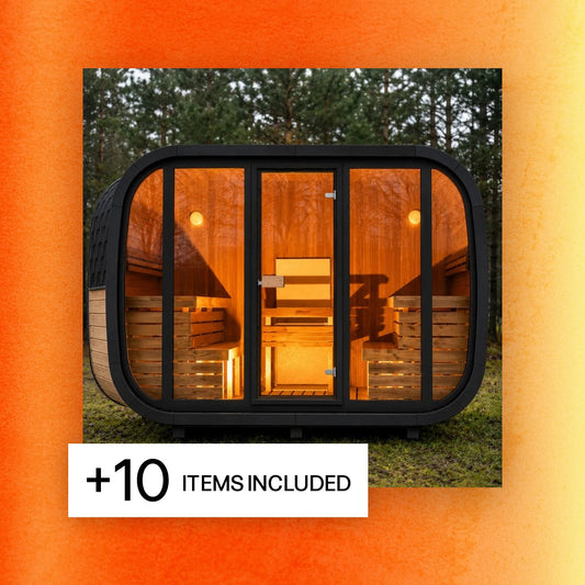 The Family Bundle: Lux Halo sauna plus 10 items included