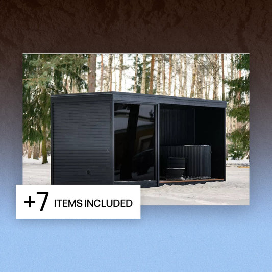 The Host Bundle: Lux Belvedere Air sauna plus 7 items included