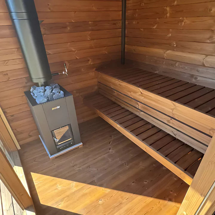 Load image into Gallery viewer, Lux Fjord 4-Person Outdoor Sauna | Heritage Sauna®