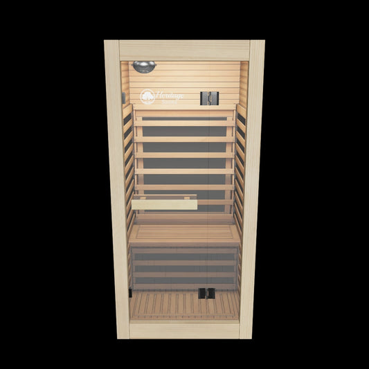 Lux IR Solo 1 Person Indoor Sauna | Heritage Sauna®