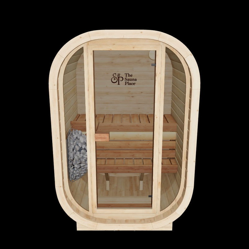 Load 3D model into Gallery viewer, Lux Luce 1-2 Person Indoor Sauna | Heritage Sauna®