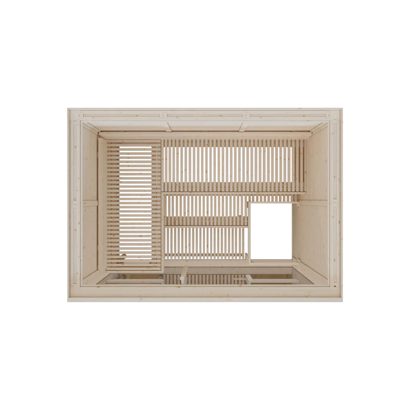 Load image into Gallery viewer, Lux Glass 3 Person Indoor Sauna
