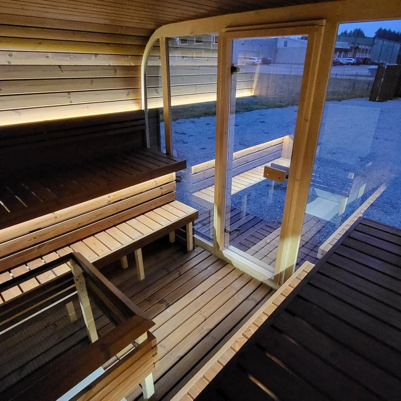 Load image into Gallery viewer, Lux Halo 6-8 Person Sauna
