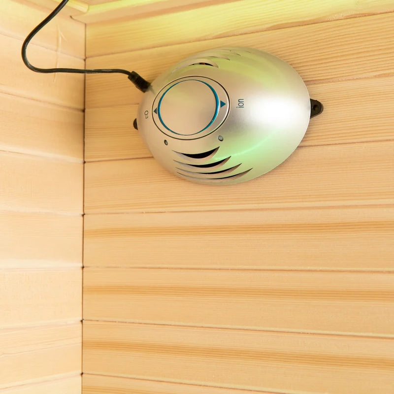 Load image into Gallery viewer, Lux IR Noir Hybrid 2 Person Indoor Sauna
