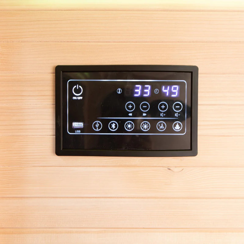Load image into Gallery viewer, Lux IR Noir 2 Person Indoor Sauna

