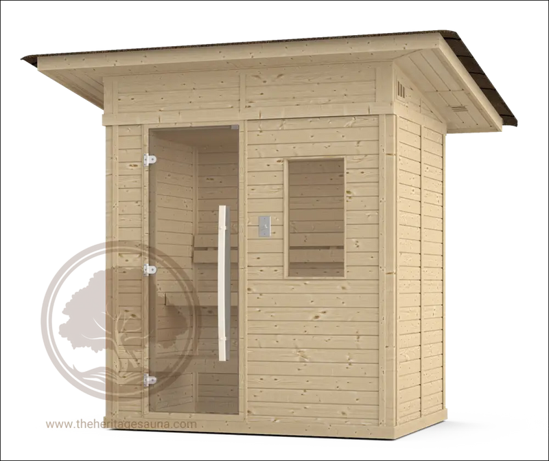 Load image into Gallery viewer, 2-3 Person Outdoor Sauna 1250-A | Heritage Sauna®
