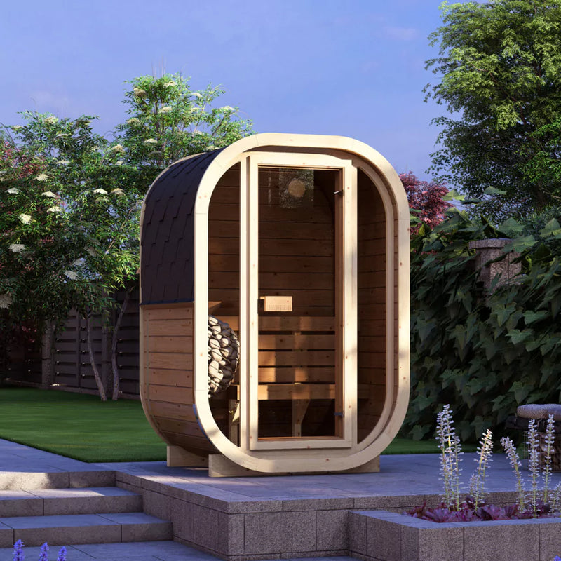 Load image into Gallery viewer, Lux Notte 1–2 Person Outdoor Sauna
