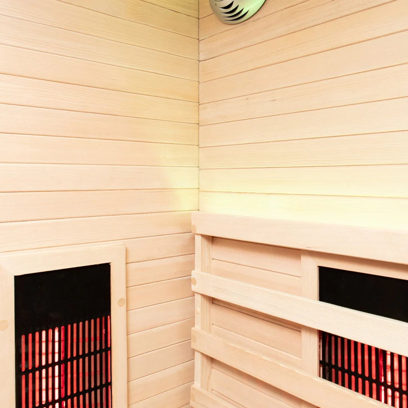 Load image into Gallery viewer, Lux IR Noir 2 Person Indoor Sauna
