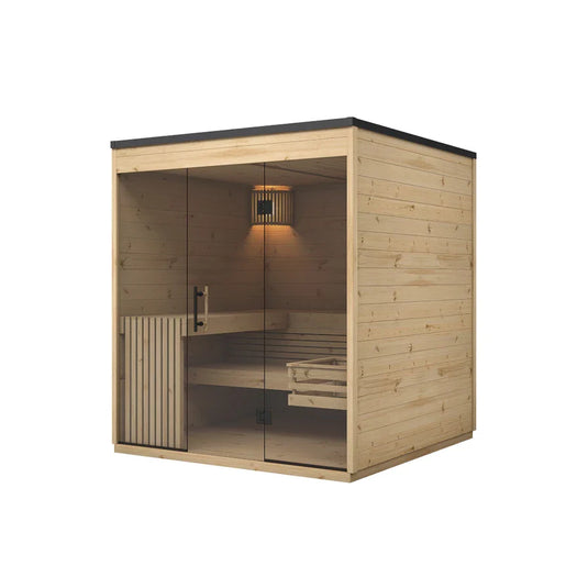 Lux Serena 4-6 Person Sauna | Natural