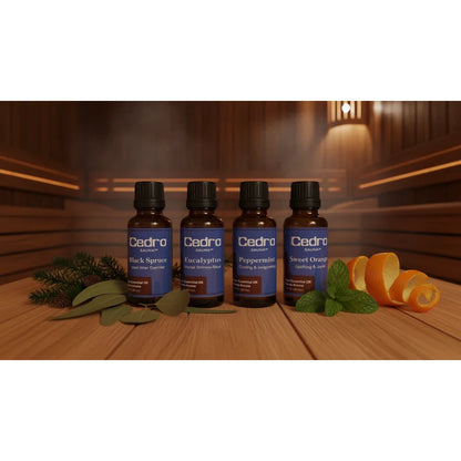 Aroma Gift Set, 3 x 1 fl oz Sauna Essential Oils | Cedro Sauna™