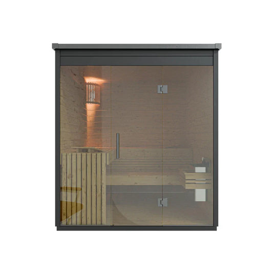 Lux Serena 4-6 Person Sauna | Black