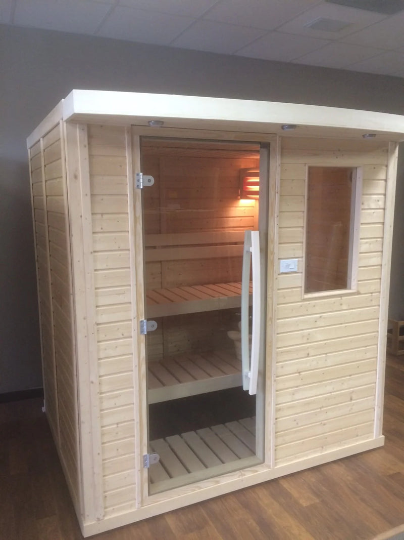 Load image into Gallery viewer, 4 Person Indoor Sauna 1250-A | Heritage Sauna®
