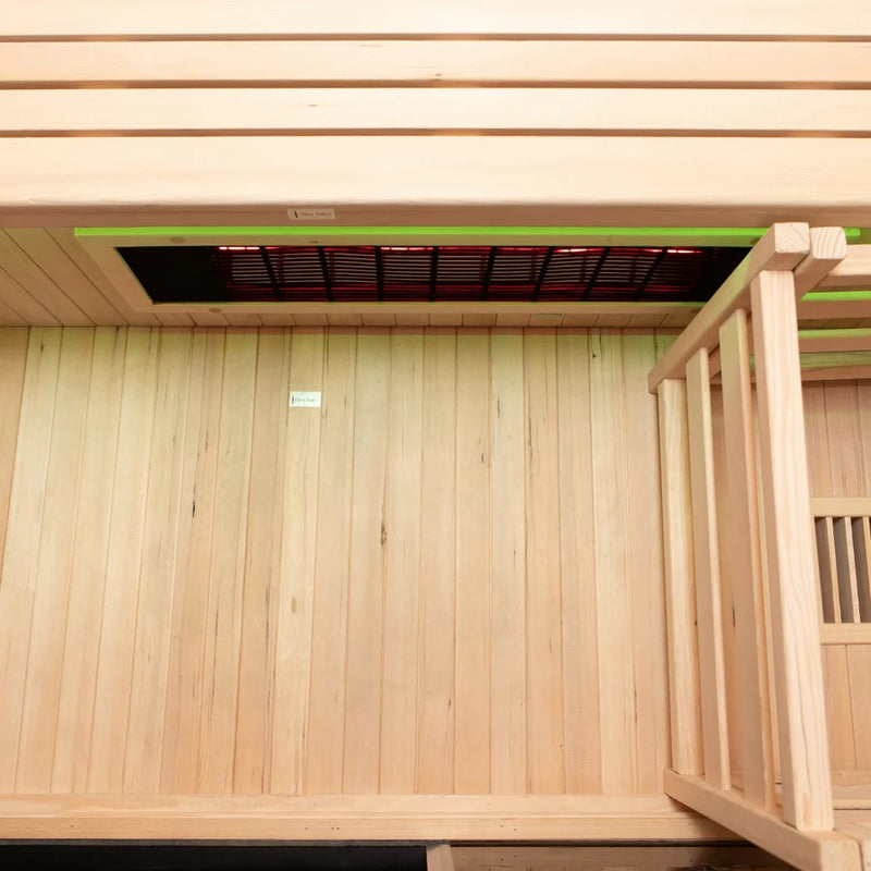 Load image into Gallery viewer, Lux IR Noir Hybrid 2 Person Indoor Sauna
