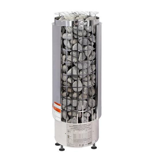 Harvia Cilindro 11kW electric sauna heater with stone column