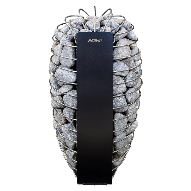 Load image into Gallery viewer, Harvia Spirit SP electric sauna heater with tall stone column
