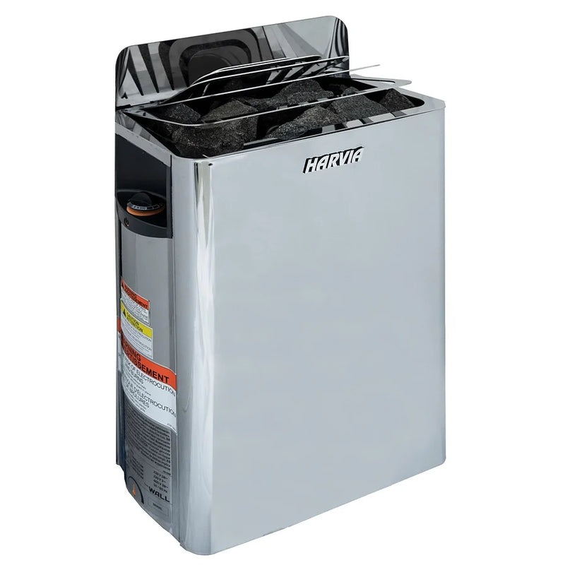 Load image into Gallery viewer, Harvia The Wall SW stainless steel wall-mounted sauna heater
