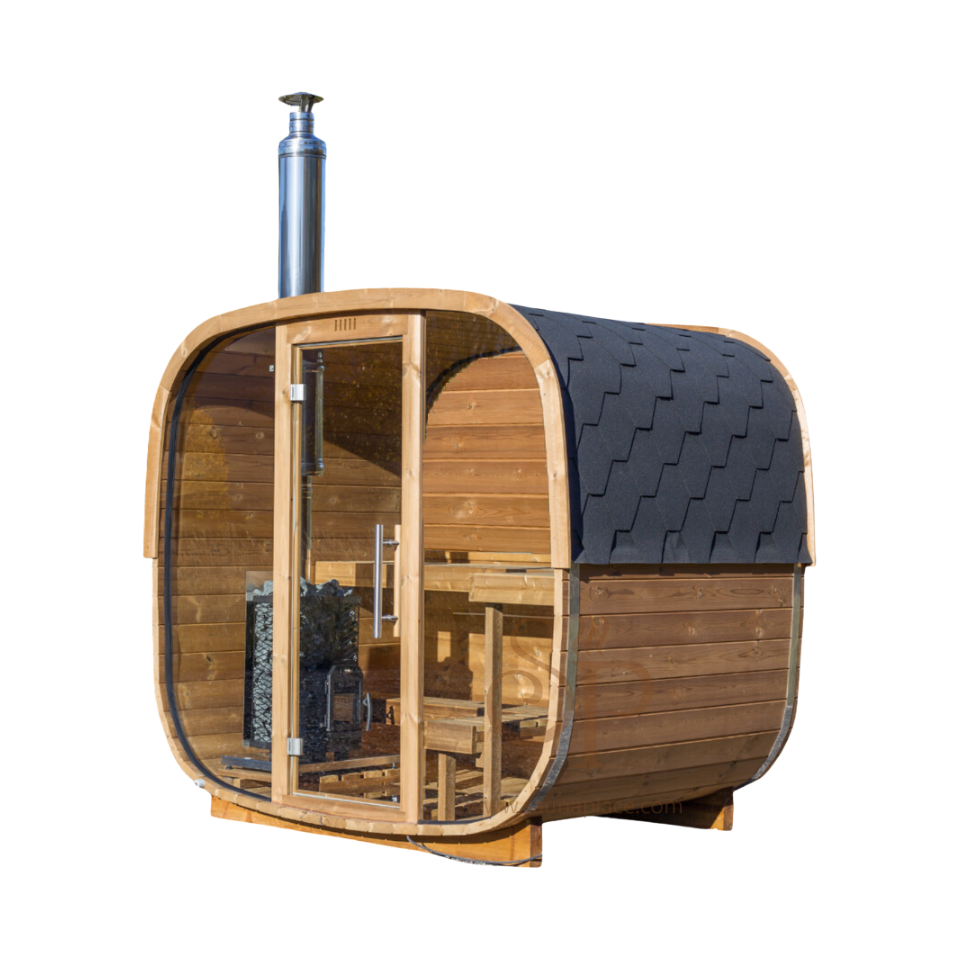 Aurora Square Wood Outdoor Sauna | Heritage Sauna® – Heritage™ Sauna