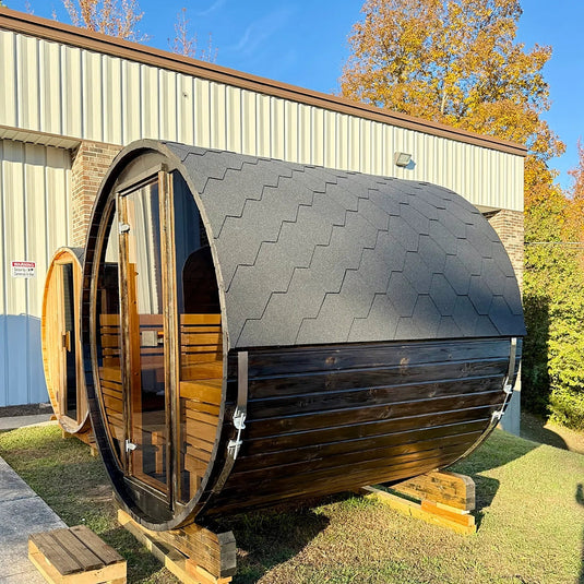 Lux Vulcano 6-Person Barrel Sauna | Heritage™
