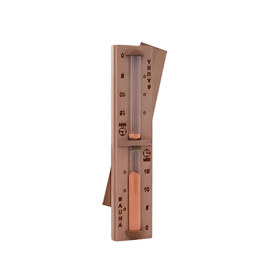Cedar & Glass 15 Minute Sandtimer, Wall-Mounted | Heritage Sauna®