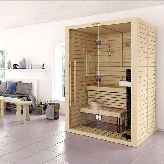 Lux Glass 2 Person Indoor Sauna
