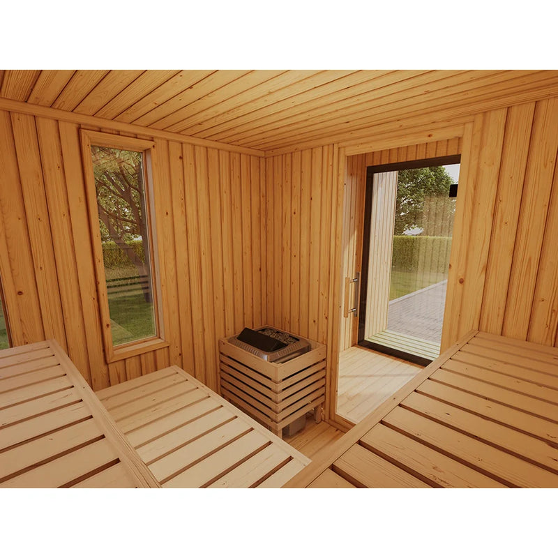 Load image into Gallery viewer, Lux Brenta 2-3 Person Sauna
