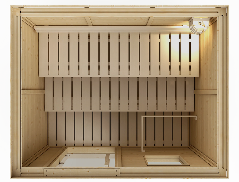 Load image into Gallery viewer, 4 Person Indoor Sauna 1250-A | Heritage Sauna®
