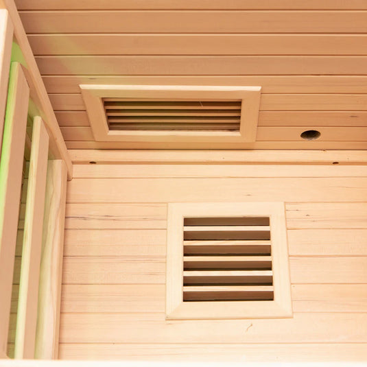 Lux IR Noir Hybrid 2 Person Indoor Sauna