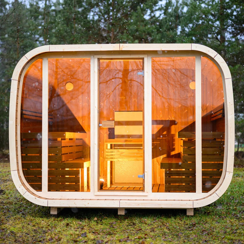 Load image into Gallery viewer, Lux Halo 6-8 Person Sauna
