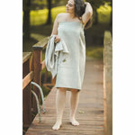 Waffle sauna apron full length (33.5" × 57") | Heritage Sauna®
