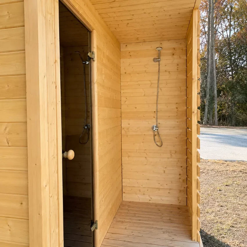 Load image into Gallery viewer, Lux Fjord 4-Person Outdoor Sauna
