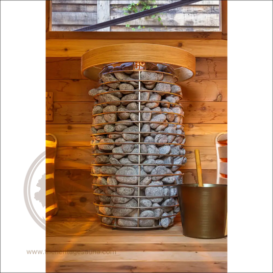 Heritage™ 4 People 7’ X 6’ Flat Barrel Sauna Outdoor