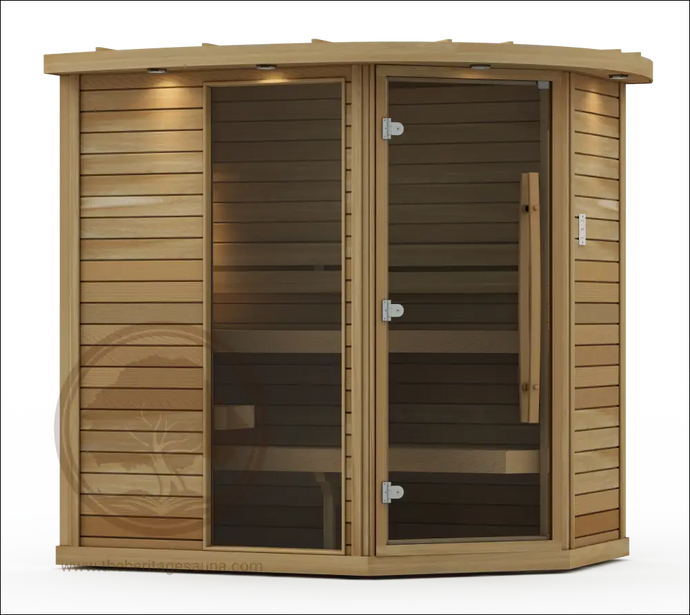 Heritage™ 4 People Corner Sauna 1500-B Indoor