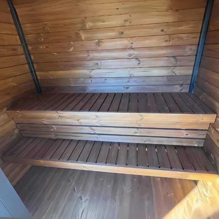 Load image into Gallery viewer, Lux Fjord 4-Person Outdoor Sauna | Heritage Sauna®
