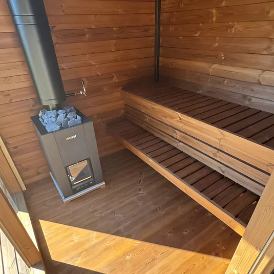 Lux Fjord 4-Person Outdoor Sauna | Heritage Sauna®