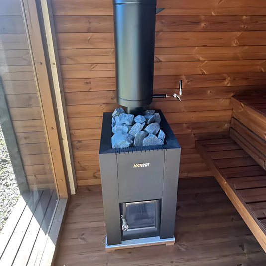 Lux Fjord 4-Person Outdoor Sauna | Heritage Sauna®