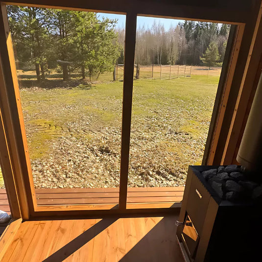Lux Fjord 4-Person Outdoor Sauna | Heritage Sauna®