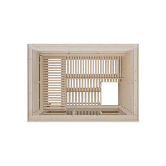Heritage Lux Glass 3 People Sauna